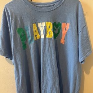 Playboy Blue Graphic T-Shirt